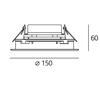 Artemide Ego Flat 150 downlight kruh EL 3000K hliník IK09 T42005ELPTW00