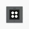 Artemide Ego Flat 150 downlight čtverec 38d 3000K Inox IK09 T42014WFLW00
