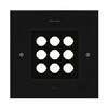 Artemide Ego 220 Flat sklo downlight čtverec EL 3000K T42020ELPTW00
