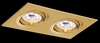 BPM Vestavné svítidlo Aluminio Oro, zlatá, 2x50W, 12V 8098 2012
