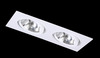BPM Vestavné svítidlo Aluminio Blanco, bílá, 18LEDx3W, 230V 4930 4251LED.D40.3K
