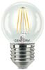 CENTURY LED FILAMENT MINI GLOBE ČIRÁ 4W E27 4000K 470Lm 360d 45x72mm IP20 CEN INH1G-042740