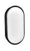 CENTURY SIMPLY LED stropní svítidlo venkovní černé Oval 16W 4000K 1280lm CB IP65