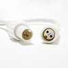 DecoLED LED světelný řetěz, 100m, teple bílá s FLASH efektem, 1000 diod, bílý kabel SFNX0110W