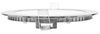 Ecolite SMD panel kruh 12cm, 6W, 4100K, IP20, 440Lm LED-WSL-6W/41/CHR