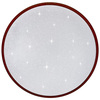 Ecolite LED sv. vč. dálk. ovl., 24W, 42cm, IP20, 1600lm, tm.dřevo WLD400-24W/LED/TD