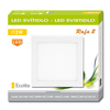 Ecolite SMD panel přisaz.17x17cm, 12W, 4100K, IP20, 880Lm LED-CSQ-12W/4100