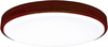 Ecolite LED sv. vč. dálk. ovl., 24W, 42cm, IP20, 1600lm, tm.dřevo WLD400-24W/LED/TD