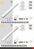 Ecolite LED sv. 22W, 1760lm, 90cm, IP44, 4000K, chrom TL4130-LED22W/CHR
