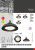 Ecolite SMD LED reflektor, 200W, 32000lm, 5000K, IP65, černý HB06-200W