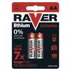 Lithiová baterie RAVER FR6 (AA), blistr