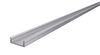 Light Impressions Reprofil U-profil plochý AU-01-15 stříbrná mat elox 2000 mm 970061