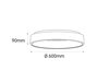 LED2 BELLA 60, B 50W 2CCT 3000K/4000K - DALI/PUSH - stmívatelné 1270253D