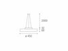 LED2 RINGO 45 P-Z, B 42W 3000K DALI/PUSH