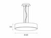 LED2 MONO 60 P-Z, B 60W 2CCT 3000K/4000K - DALI/PUSH - stmívatelné 3271353D