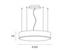 LED2 MONO 80 P-Z, B 100W 2CCT 3000K/4000K - DALI/PUSH - stmívatelné 3271453D