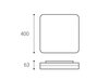 VÝPRODEJ VZORKU LED2 1230951 SQUARE II 40 30W 3CCT 1230951