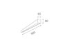 LED2 stropní svítidlo LINO 90 P, W DALI/PUSH - stmívatelné 1310151D