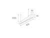 LED2 LINO 90 P/N-Z, W DALI/PUSH - stmívatelné 3310251D