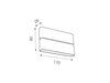 LED2 FLAT L, A NÁSTĚNNÉ ANTRACITOVÉ IP54 5131134