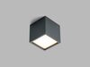 LED2 5111134DT Venkovní stropní svítidlo CUBE, A TRIAC 12W 3000K antracit