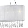 Závěsné svítidlo AZzardo Sidney oval white AZ0757 E14 6x40W IP20 82cm bílé