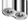 Stropní bodové přisazené svítidlo AZzardo Bross 2 chrome AZ0941 GU10 2x50W IP20 17cm chromové