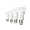 Hue Bluetooth LED White Ambiance set 4ks žárovek Philips 8719514328280 E27 A60 6W 800lm 2200-6500K stmívatelné