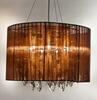 Závěsné svítidlo AZzardo Sidney round brown AZ0511 G9 7x40W IP20 45cm hnědé kulaté