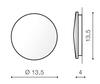 LED Nástěnné svítidlo AZzardo Ancona Wood S AZ2714 6W 360lm 3000K IP20 13,5cm dřevěné
