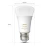 Hue Bluetooth LED White Ambiance set 4ks žárovek Philips 8719514328280 E27 A60 6W 800lm 2200-6500K stmívatelné