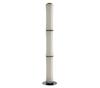 LED Stojací lampa AZzardo Bamboo floor white AZ1899 72W 6120lm 3000K IP20 13cm bílá stmívatelná