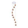 Závěsné svítidlo AZzardo Amber Milano 9 copper AZ3134 G9 9x40W IP20 50cm měděné