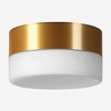 LUCIS stropní a nástěnné svítidlo NOMIA 9,6W LED 3000K sklo zlatá opál BS14.K1.N14.71