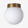 LUCIS stropní a nástěnné svítidlo POLARIS S 17,1W LED 3000K sklo mosaz opál BS24.L1.350.74