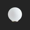OSMONT 50541 BIANCA 3 stolní skleněná lampa mosaz leštěná / bílá IP40 60W E27