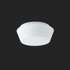 OSMONT 51430 CRATER 1 stropní/nástěnné skleněné svítidlo bílá IP43 3000 K 8W LED