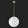 OSMONT ADR60097 ADRIA P3 závěsné skleněné svítidlo mosaz leštěná / bílá IP40 3000 K 27W LED DALI