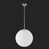 OSMONT 60109 ADRIA P3 závěsné skleněné svítidlo nerez leštěná / bílá IP40 3000 K 27W LED