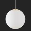 OSMONT 62235 ADRIA S5 HP závěsné skleněné svítidlo mosaz leštěná / bílá IP40 3000 K 65W LED DALI
