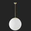 OSMONT 70533 ISIS P4 PM-M závěsné plastové svítidlo mosaz leštěná / bílá IP40 4000 K 41W LED