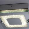 LEUCHTEN DIREKT is JUST LIGHT LED stropní a nástěnné svítidlo, chrom, sklo 4000K LD 11570-17