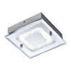 LEUCHTEN DIREKT is JUST LIGHT LED stropní a nástěnné svítidlo, chrom, sklo 4000K LD 11570-17