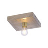 LEUCHTEN DIRECT Stropní svítidlo, zlatá-antik, vintage, 22,5x22,5 cm LD 11917-46