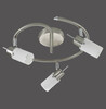 LEUCHTEN DIREKT is JUST LIGHT LED stropní svítidlo, kruhové, ocel, sklo, 3-ramenné 3000K LD 11933-55
