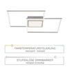 LEUCHTEN DIREKT is JUST LIGHT LED stropní svítidlo, ocel, 60x60cm, CCT nastavení teploty barvy, stmívatelné 3000-5000K