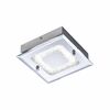 LEUCHTEN DIREKT is JUST LIGHT LED stropní a nástěnné svítidlo, chrom, sklo 4000K LD 11570-17