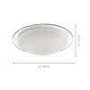 LEUCHTEN DIREKT is JUST LIGHT LED stropní svítidlo, sklo, chrom, kruhové, 38cm 2700-5000K LD 14331-17