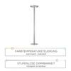 PAUL NEUHAUS, Q-VITO, LED stojací svítidlo, stmívatelné, Smart Home ZigBee 2700-5000K 618-55