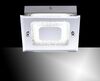 LEUCHTEN DIREKT is JUST LIGHT LED stropní a nástěnné svítidlo, chrom, sklo 4000K LD 11570-17